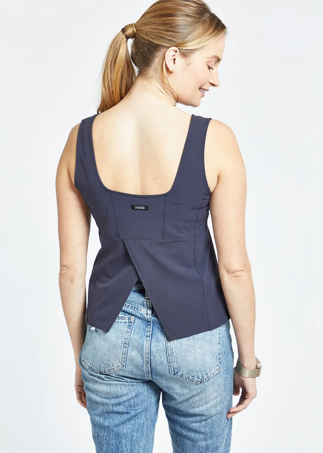 Women Oiselle Tank Tops*Lauren Square Neck Tank
