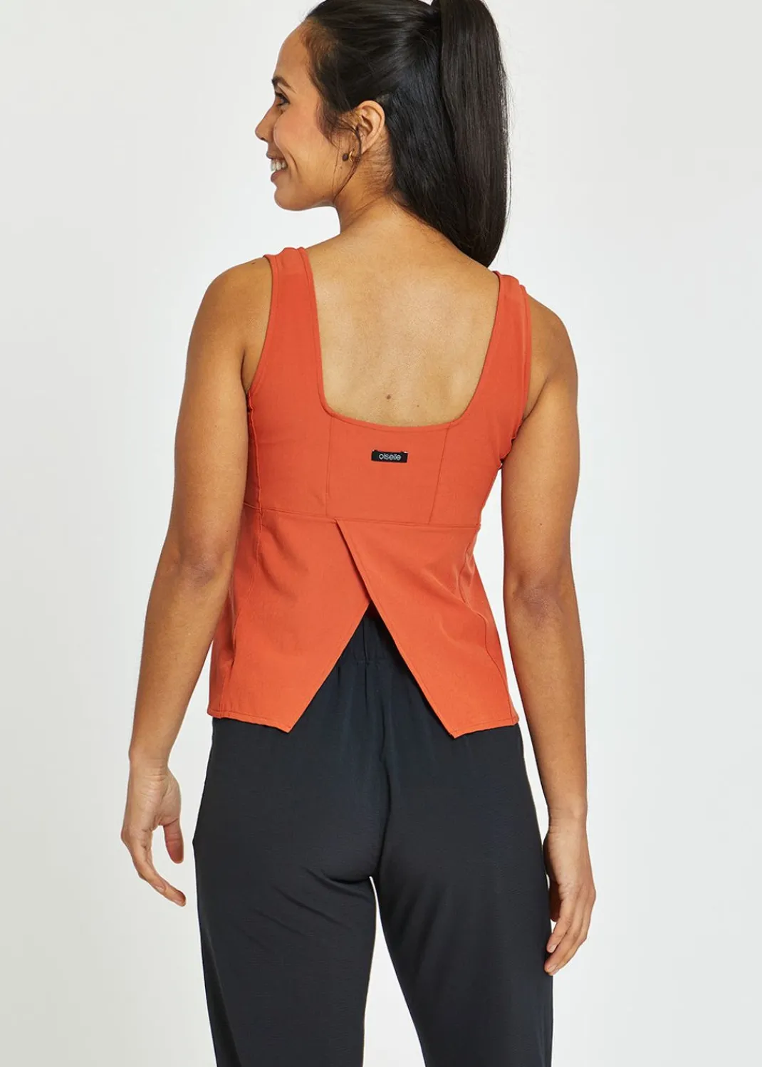 Women Oiselle Tank Tops*Lauren Square Neck Tank