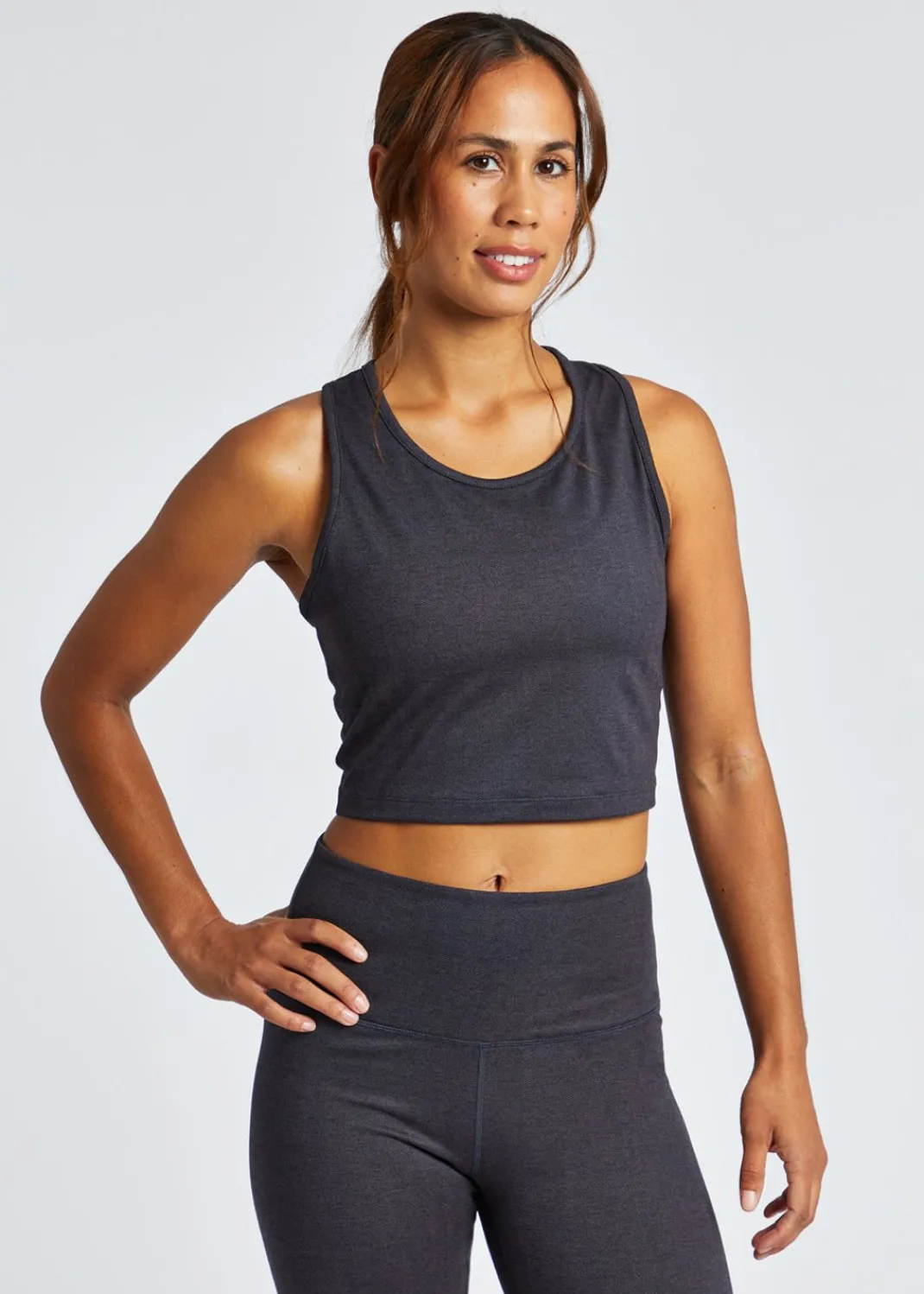 Women Oiselle Tank Tops*Herringbird Long Crop
