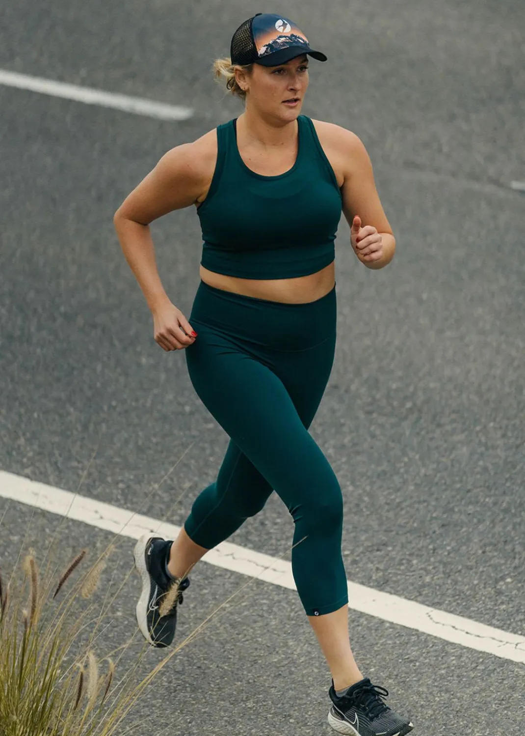 Women Oiselle Tank Tops*Essential Bird Crop