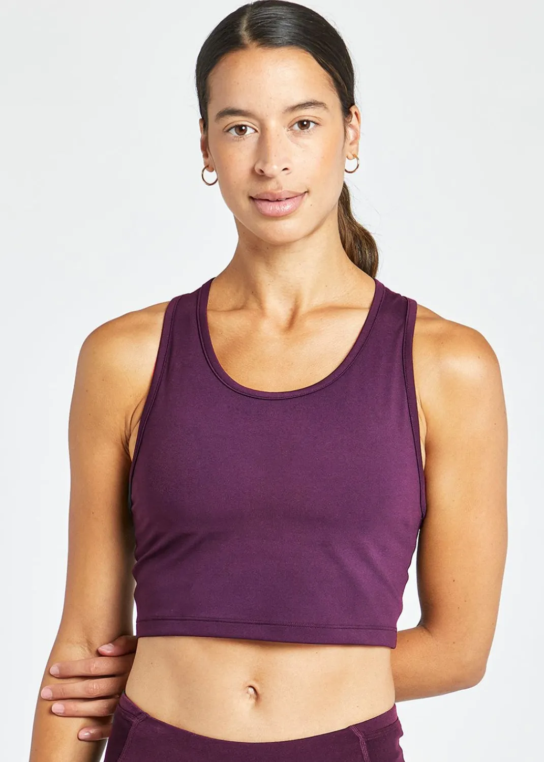 Women Oiselle Tank Tops*Essential Bird Crop