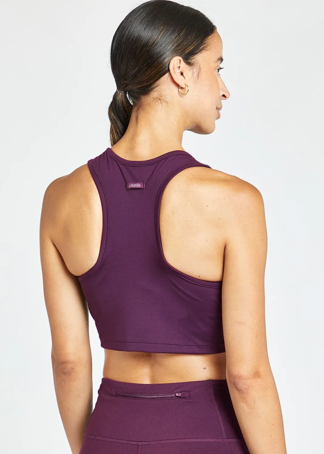 Women Oiselle Tank Tops*Essential Bird Crop