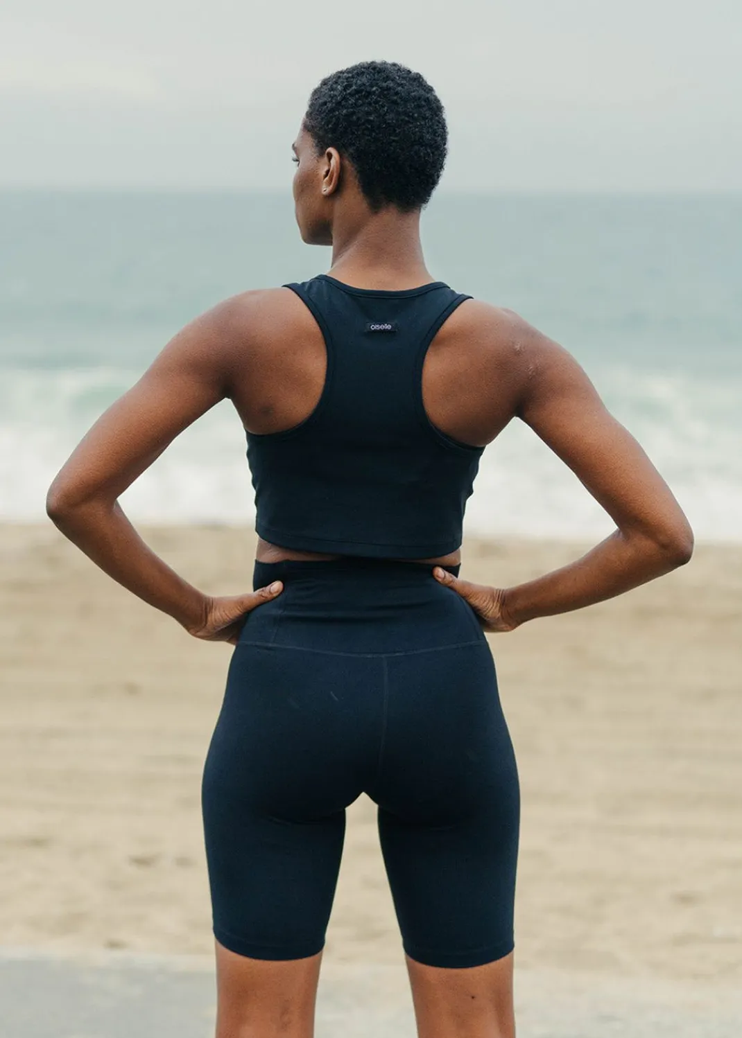 Women Oiselle Tank Tops*Essential Bird Crop