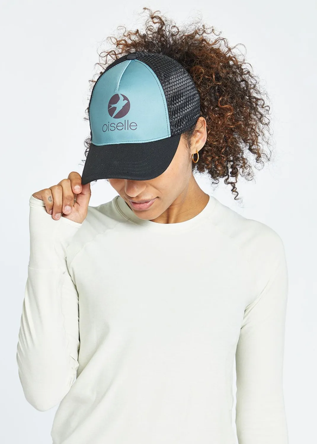 Women Oiselle Headwear*Satin Lined Runner Trucker