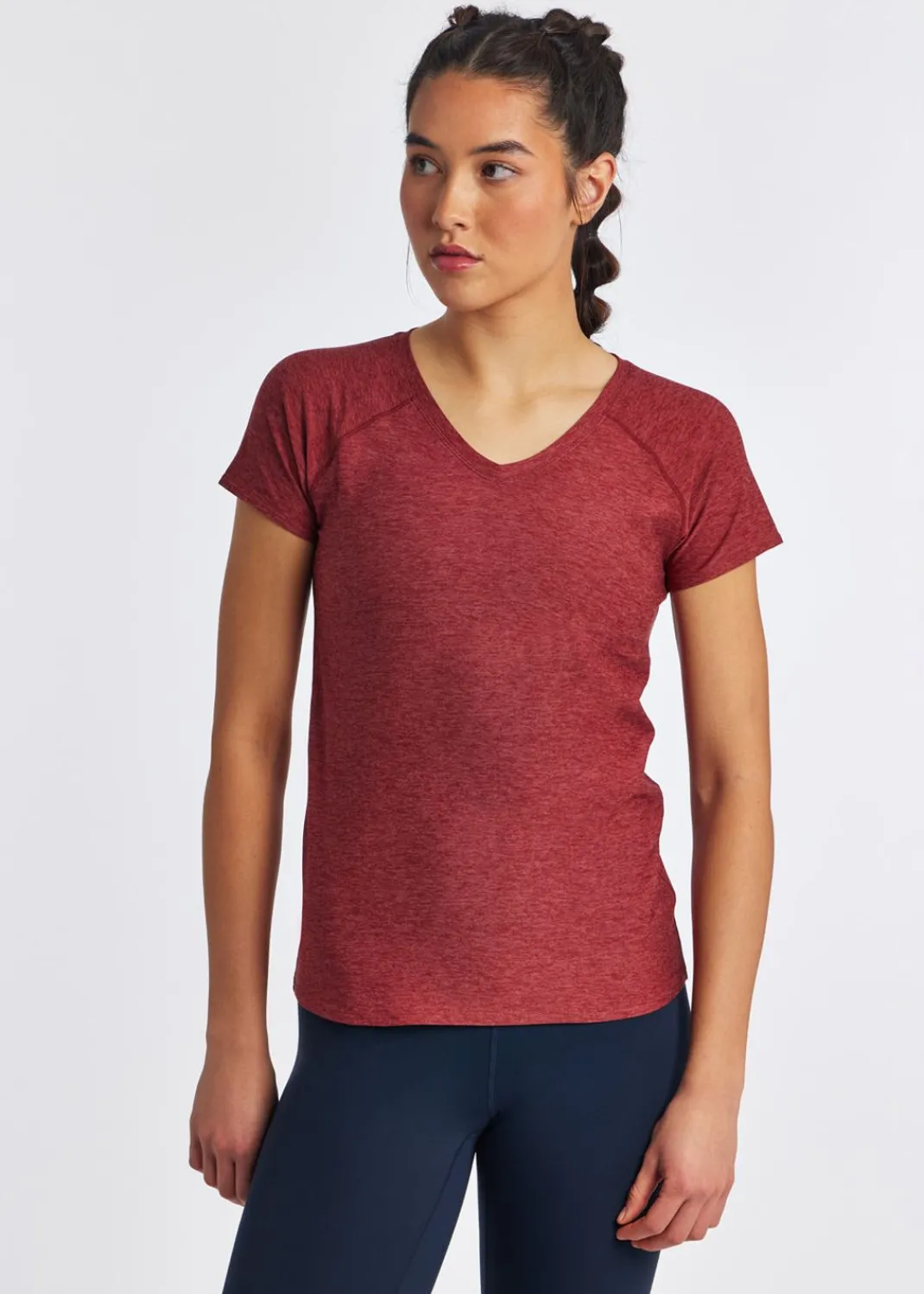 Women Oiselle Short Sleeves*Light Lux V-Neck Tee