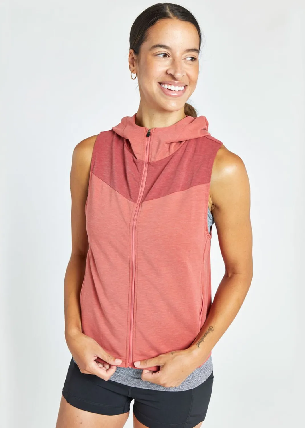 Women Oiselle Sweatshirts*Kara Full Zip Vest