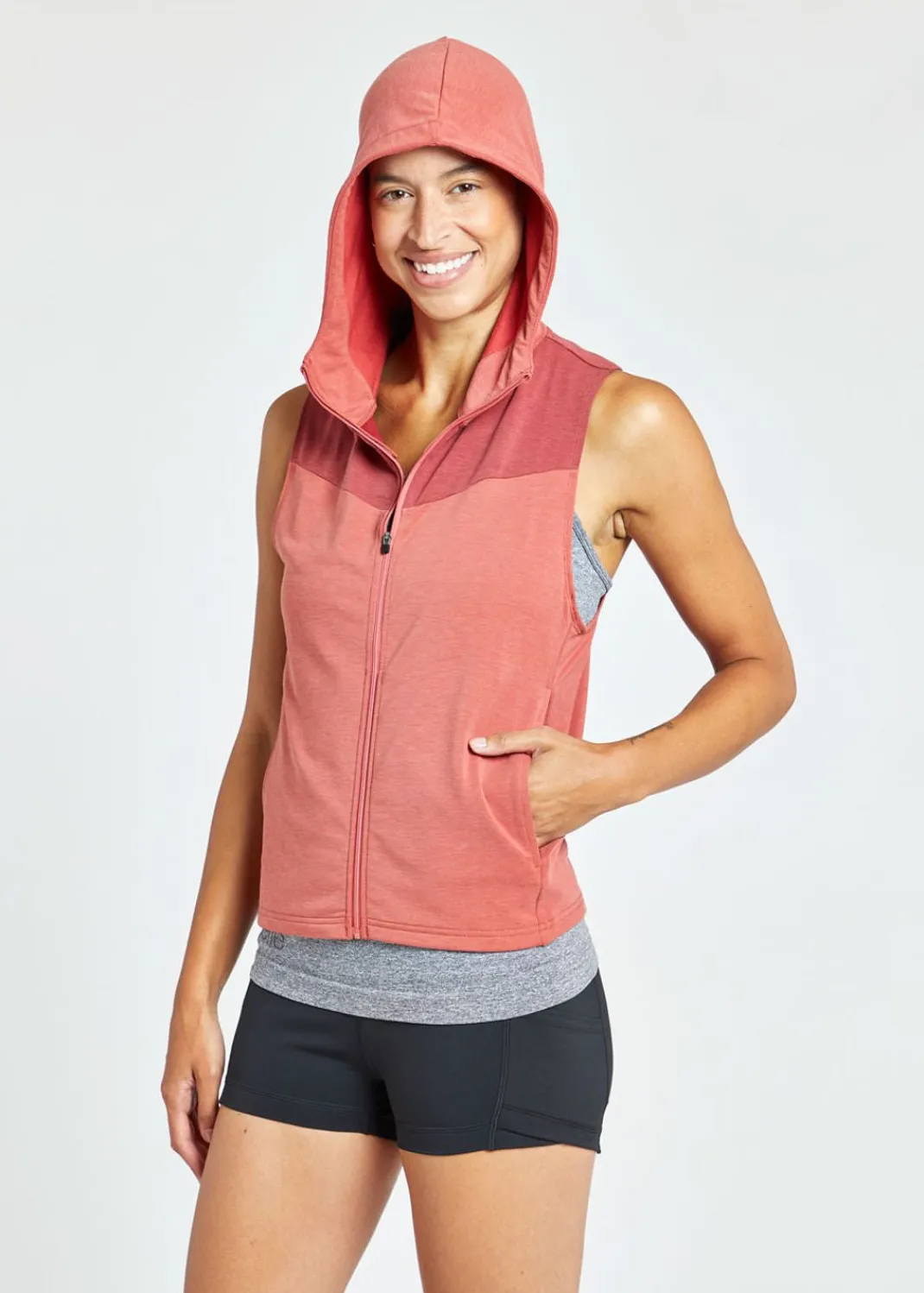 Women Oiselle Sweatshirts*Kara Full Zip Vest