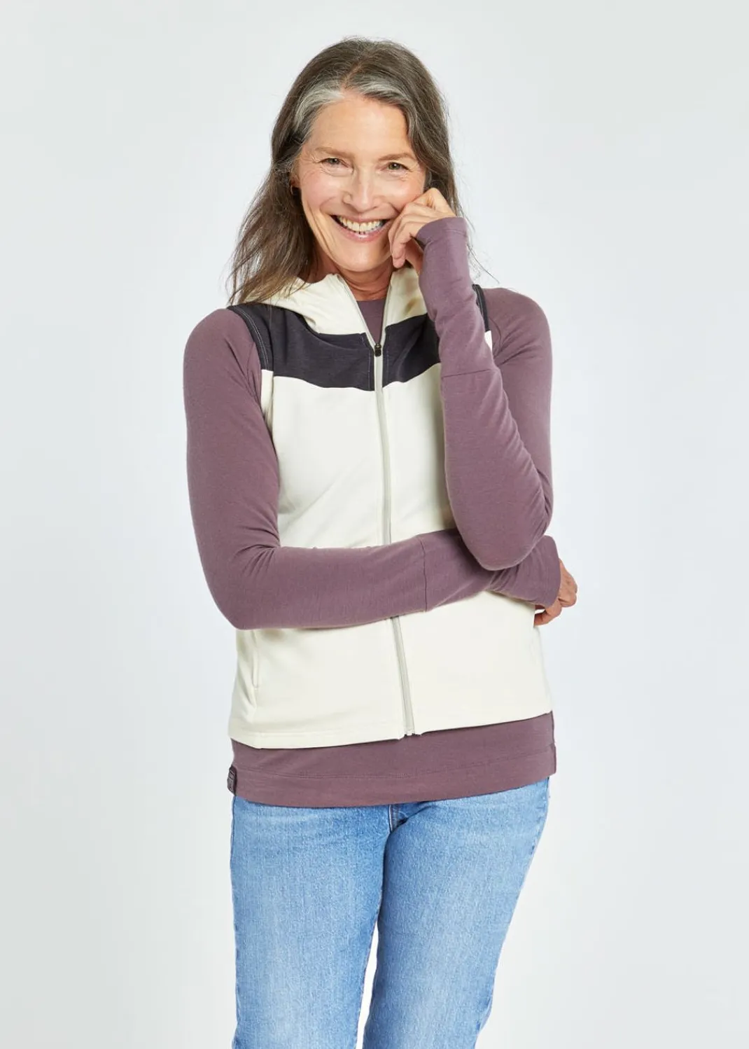 Women Oiselle Sweatshirts*Kara Full Zip Vest