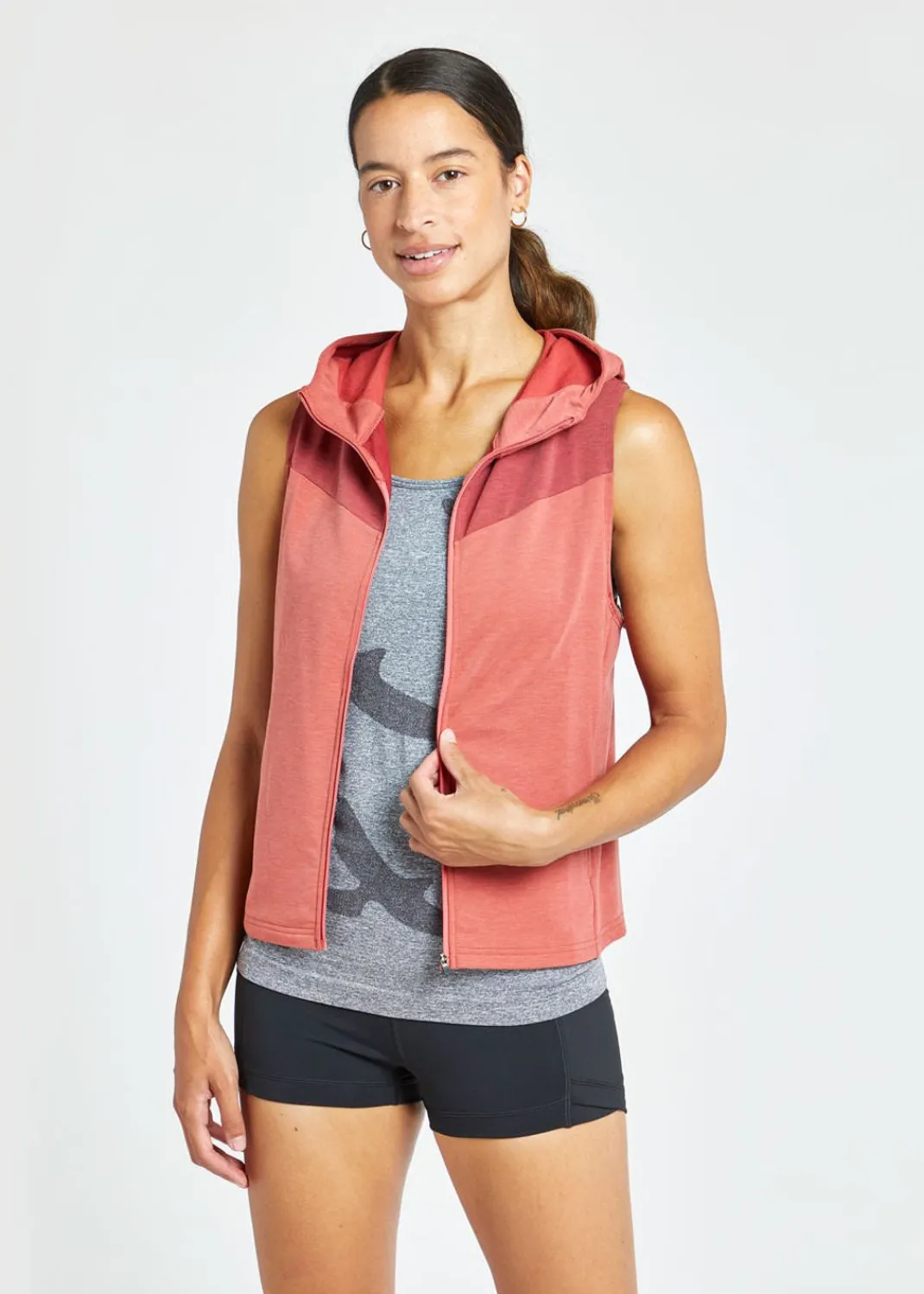 Women Oiselle Sweatshirts*Kara Full Zip Vest