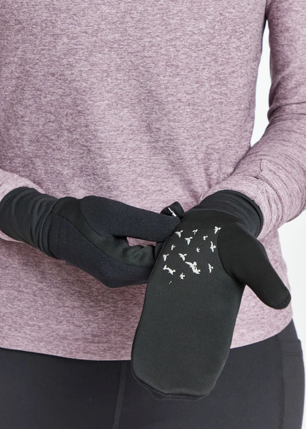 Women Oiselle Gloves + Mittens*Power Move Mittens