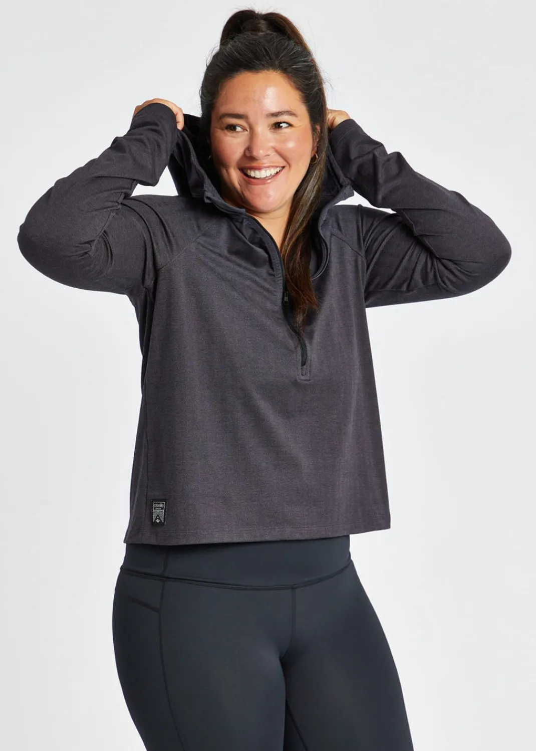 Women Oiselle Long Sleeves*Herringbird Hoodie
