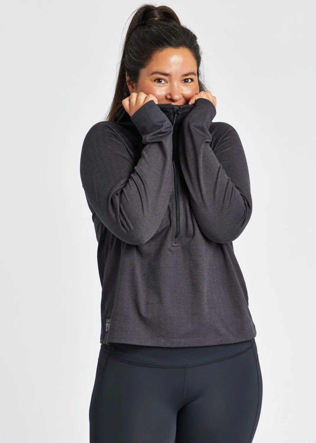 Women Oiselle Long Sleeves*Herringbird Hoodie