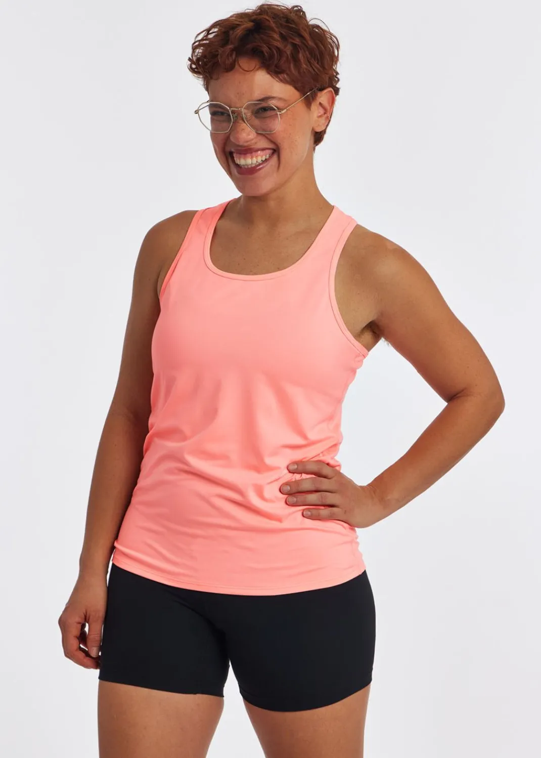 Women Oiselle Tank Tops*Essential Bird Racerback Tank