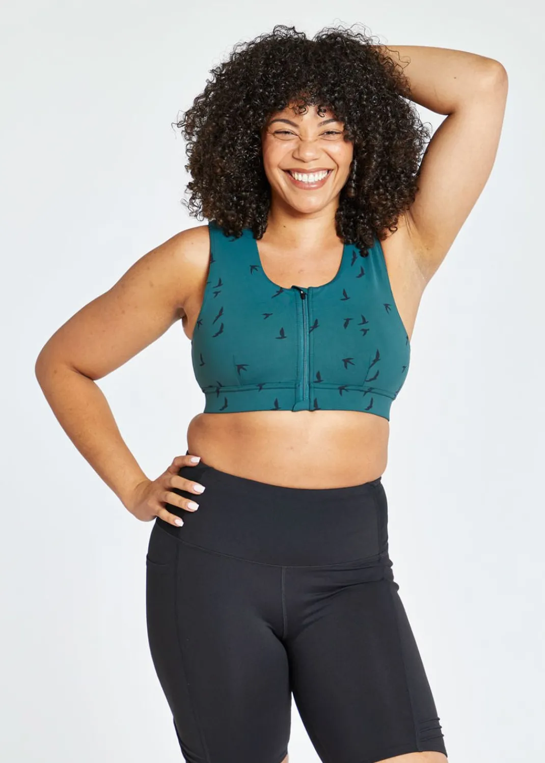 Women Oiselle Sports Bras*Flyout Zip Bra