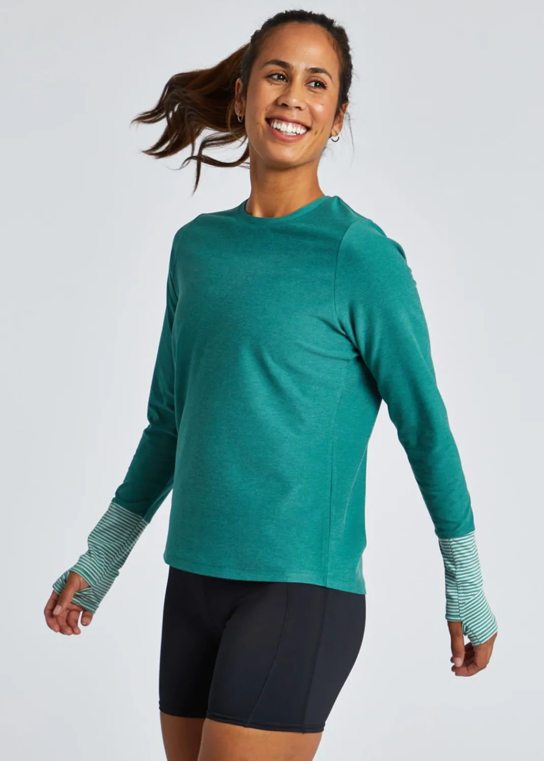 Women Oiselle Long Sleeves*Lux Cuffed Long Sleeve