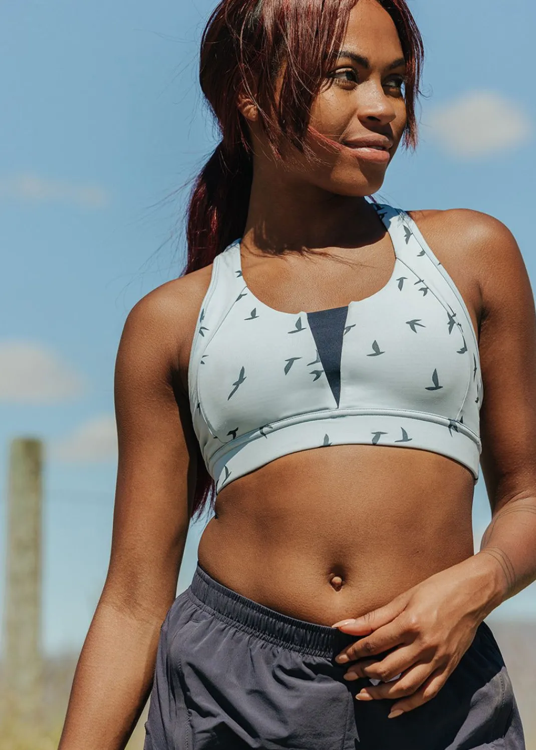 Women Oiselle Sports Bras*Double Breasted Bra