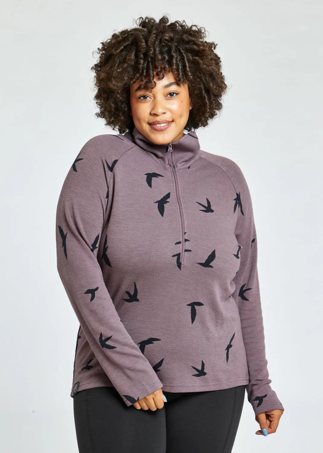Women Oiselle Long Sleeves*Wazzie Wool Jacquard Half Zip