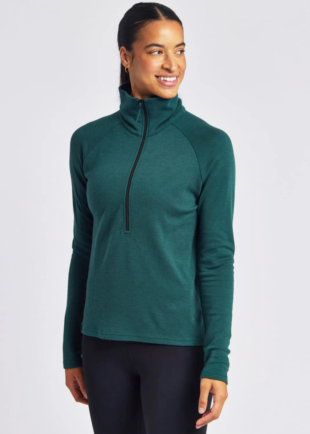 Women Oiselle Long Sleeves*Wazzie Wool Jacquard Half Zip