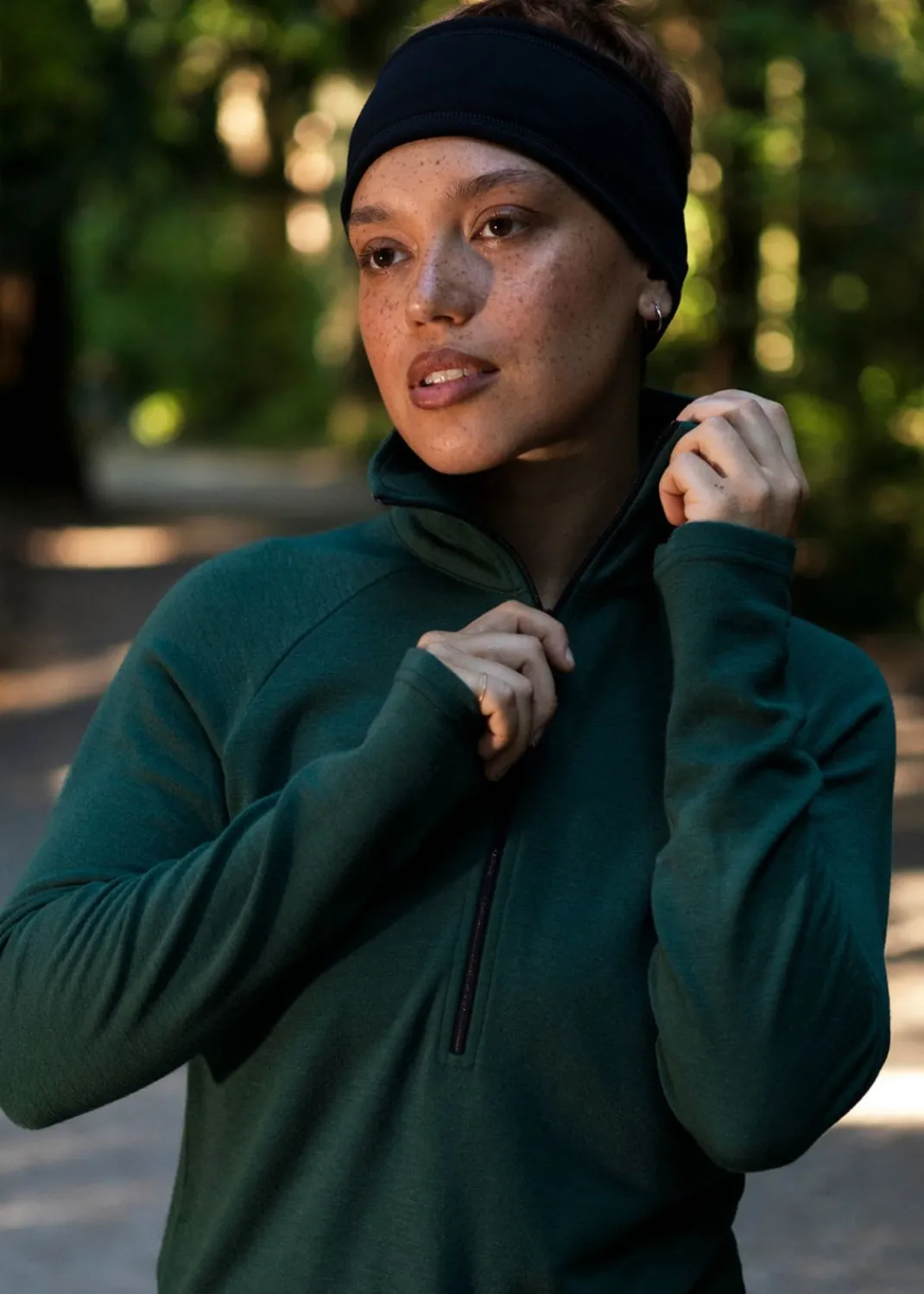 Women Oiselle Long Sleeves*Wazzie Wool Jacquard Half Zip