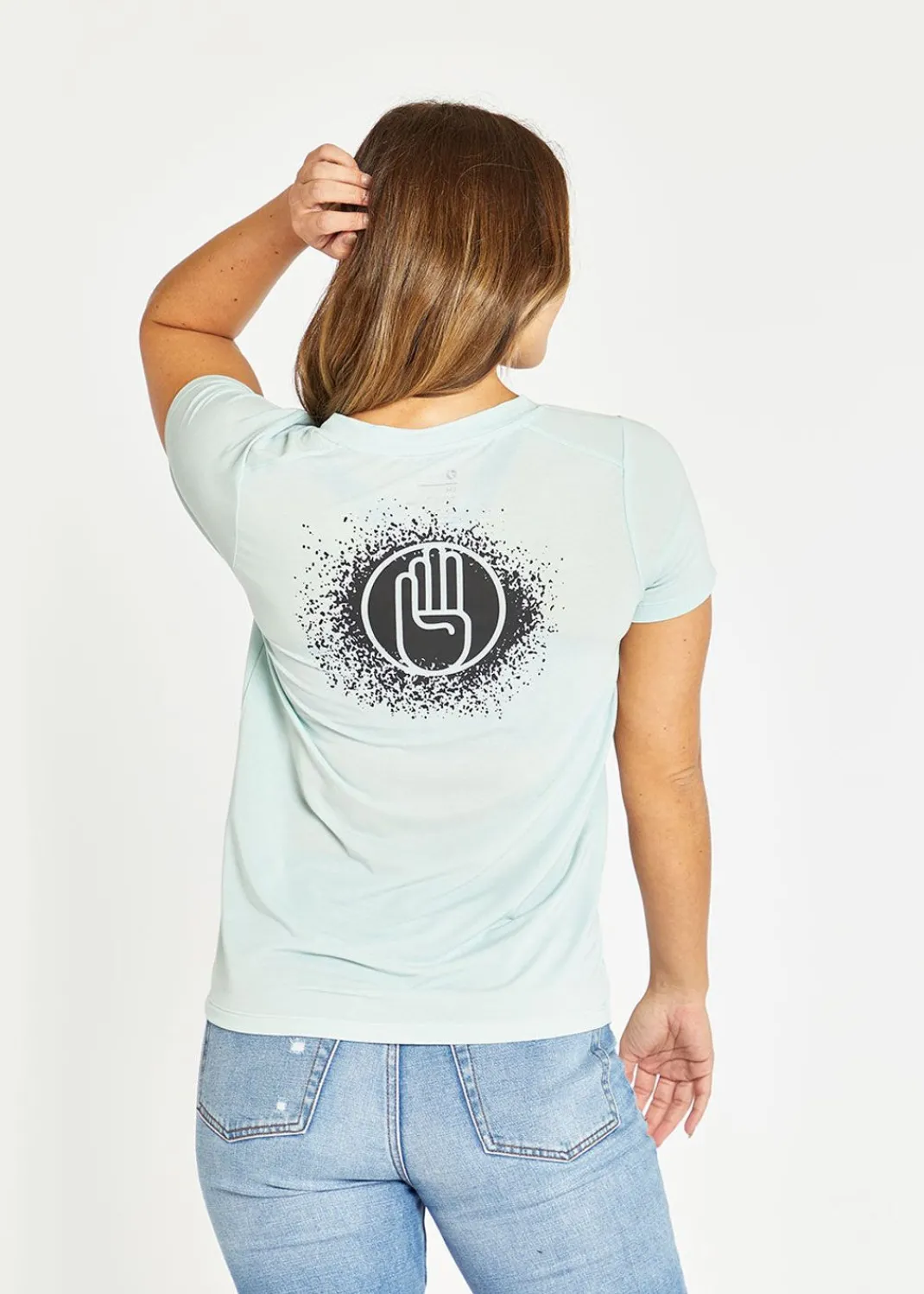 Women Oiselle Short Sleeves*R4Aw V-Neck Tee