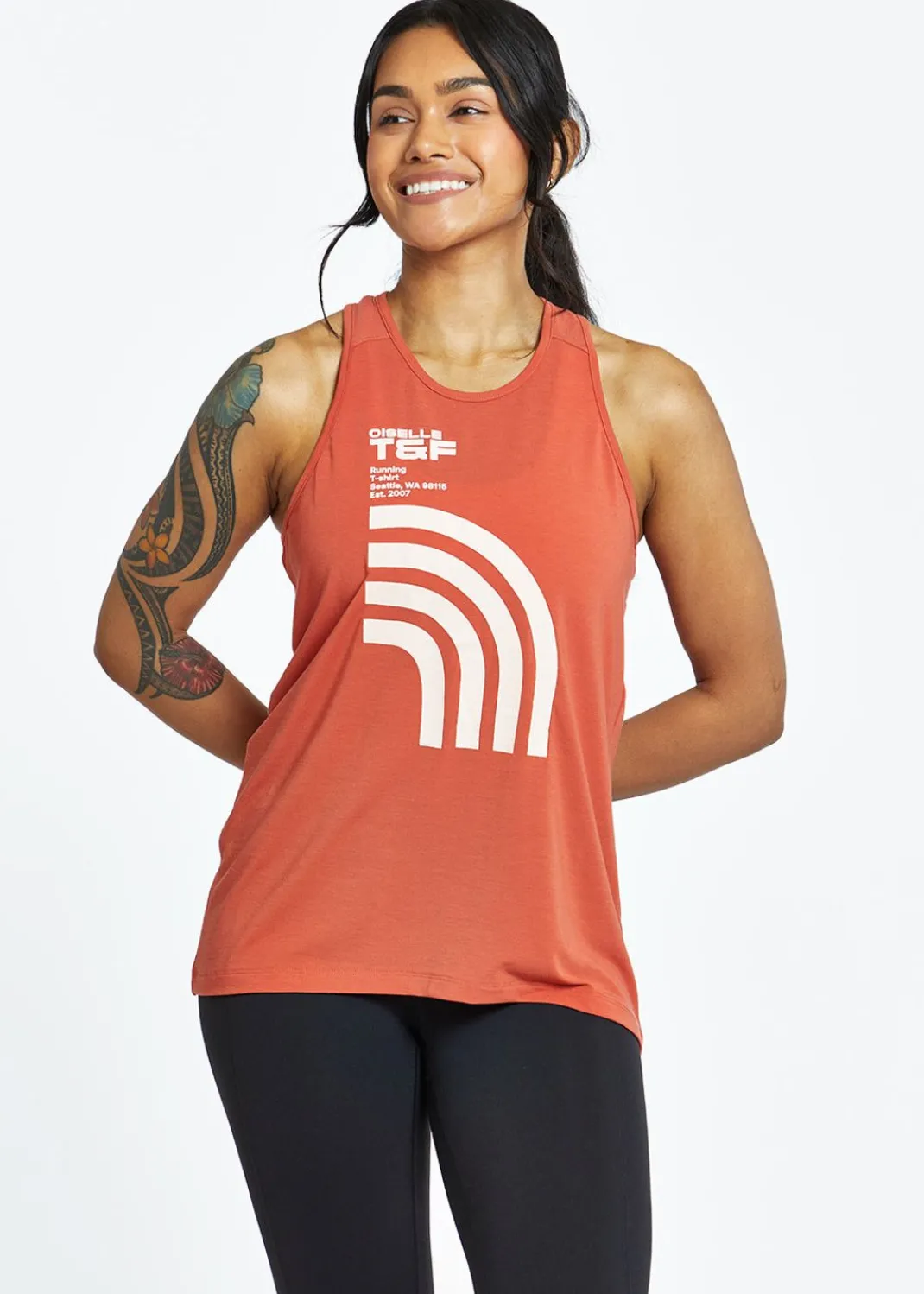 Women Oiselle Tank Tops*T&F Swing Tank