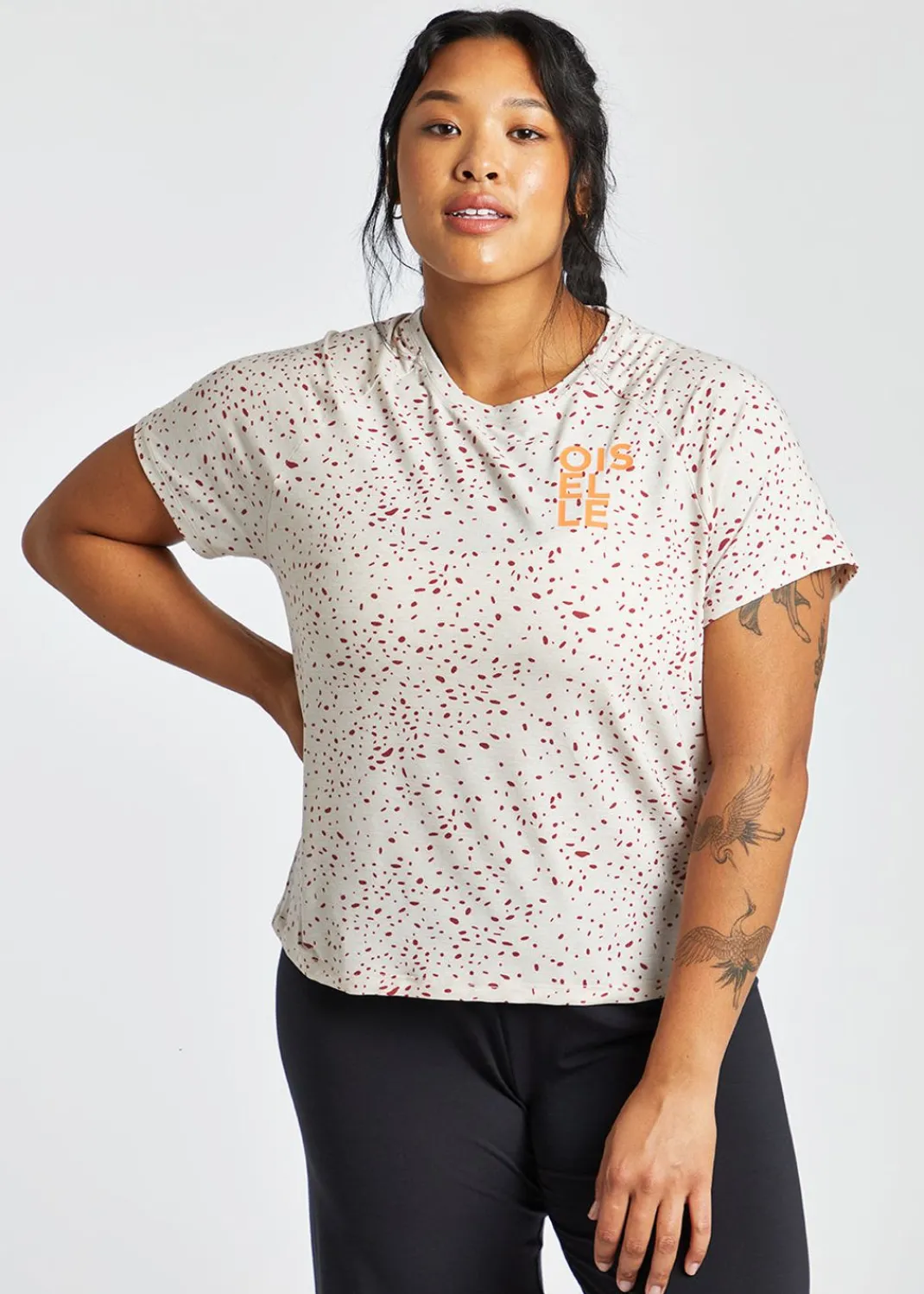 Women Oiselle Short Sleeves*Tee Lux Kami Jammie Boxy Tee
