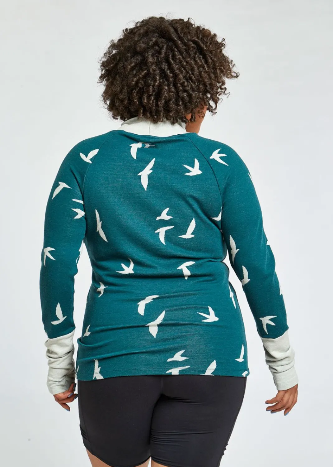 Women Oiselle Long Sleeves*Wazzie Wool Jacquard Mock Neck Long Sleeve